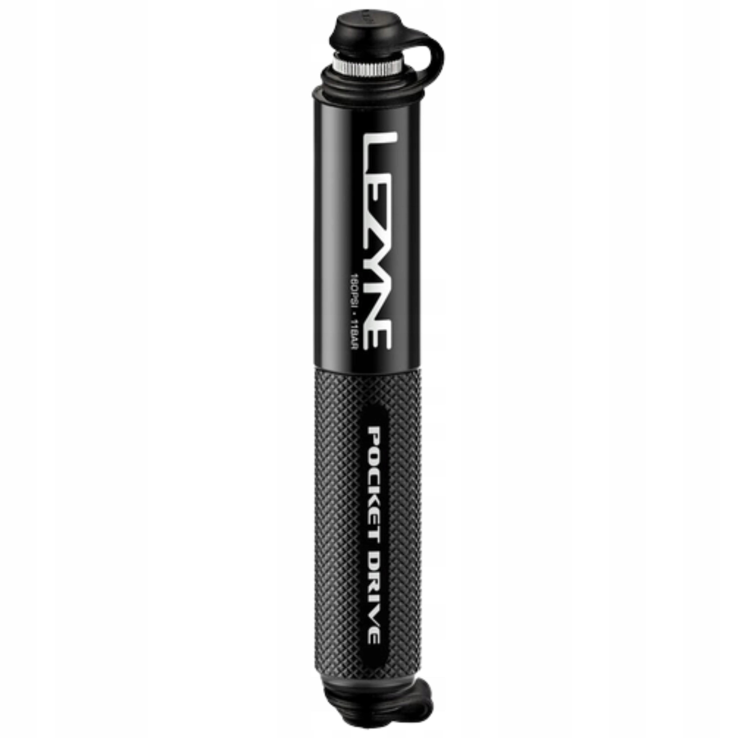 Pompka Rowerowa Minipompka Kieszonkowa Lezynepocket Drive Black Czarna