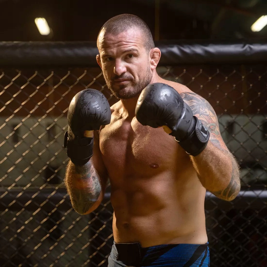 RĘKAWICE SPARINGOWE MMA KRAV MAGA BOKS DBX BUSHIDO Model ARM-BlackDragon