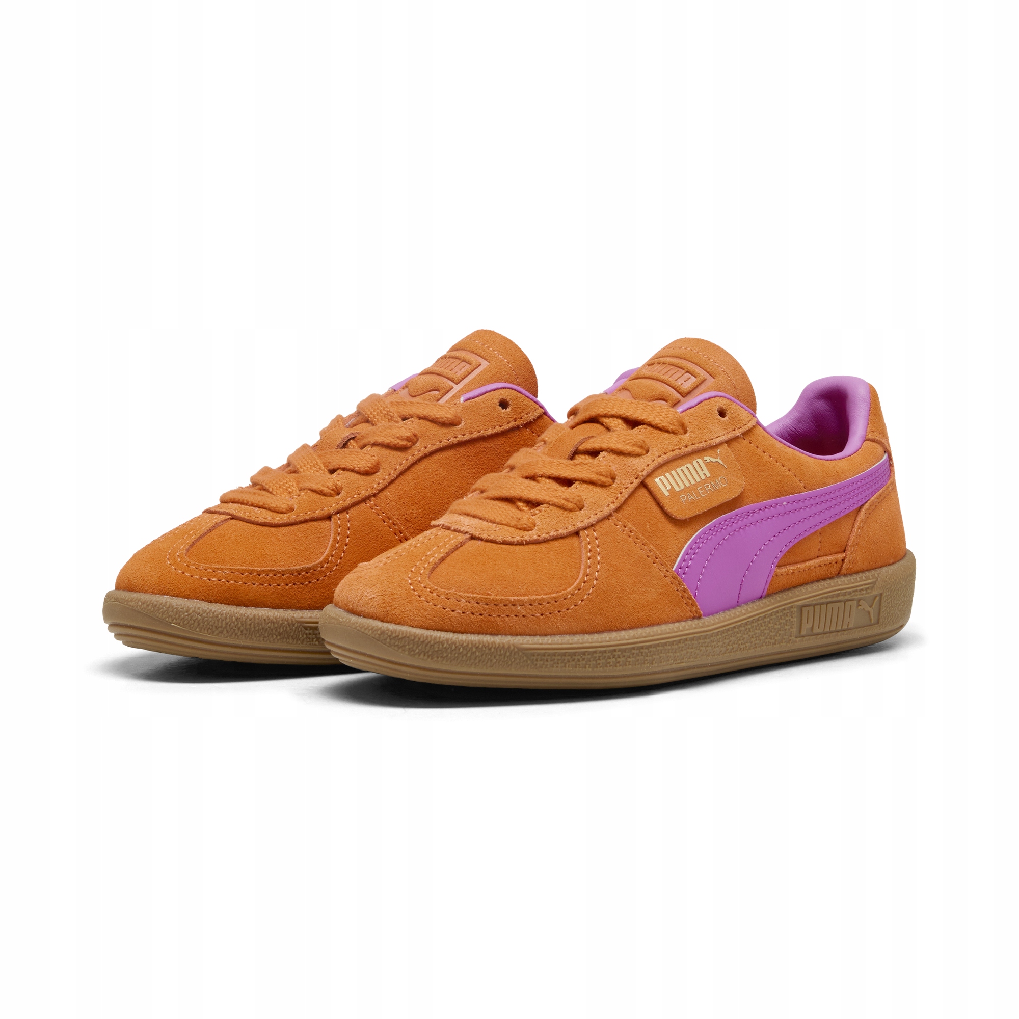 Buty damskie sportowe Puma Palermo Jr 39727126 skórzane pomarańczowe 38.5