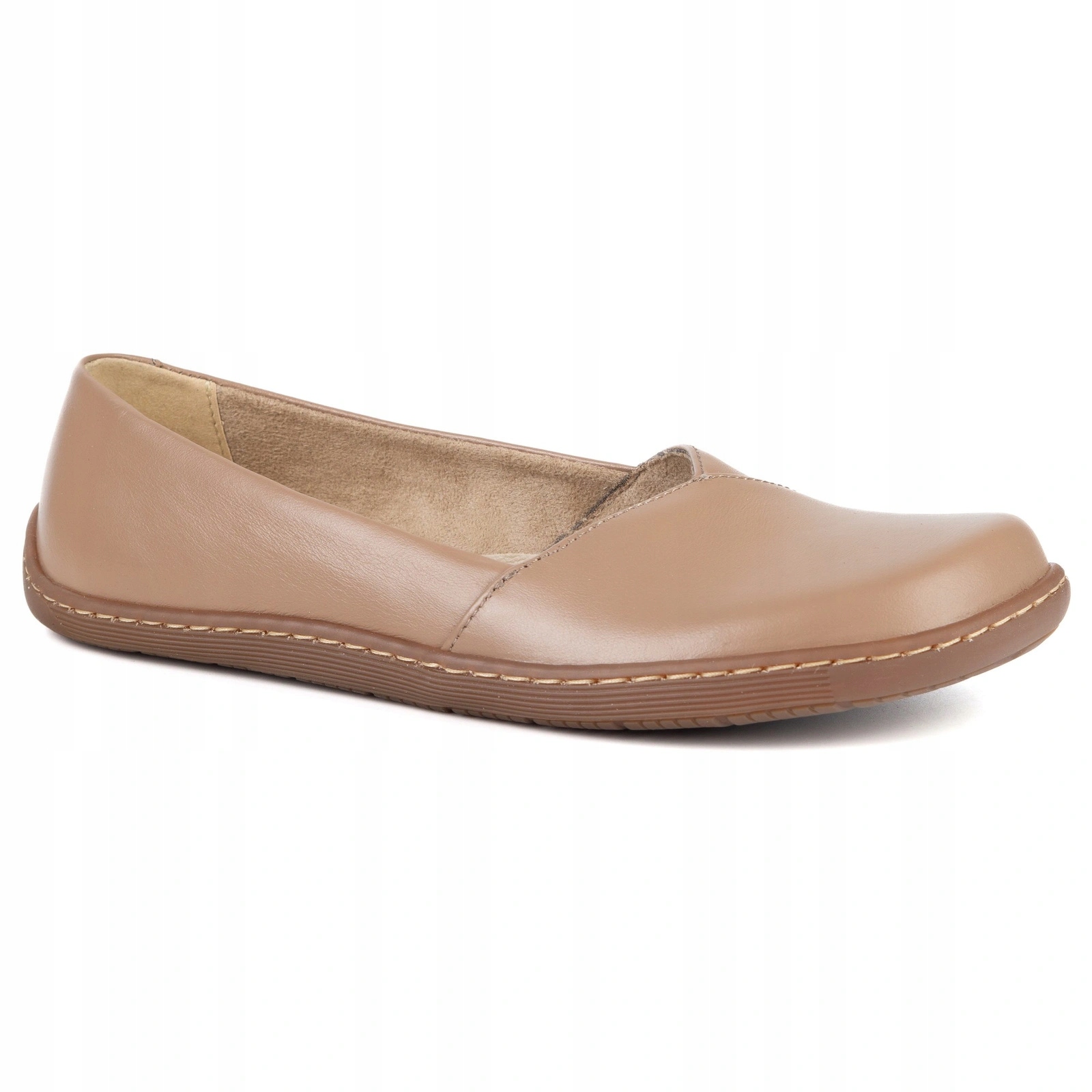 Elegantní dámské barefoot baleríny Maelle camel 36