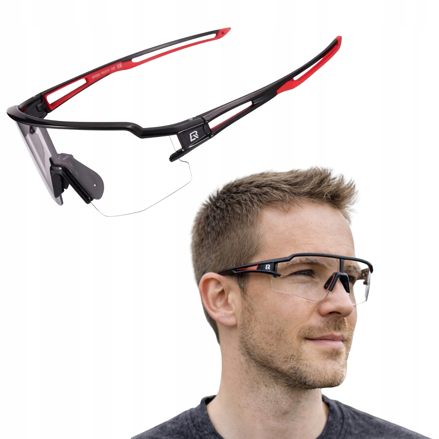 Sportovní Cyklistické Brýle Na Fotochromatické Kolo UV400 Ultralehké Rockbros