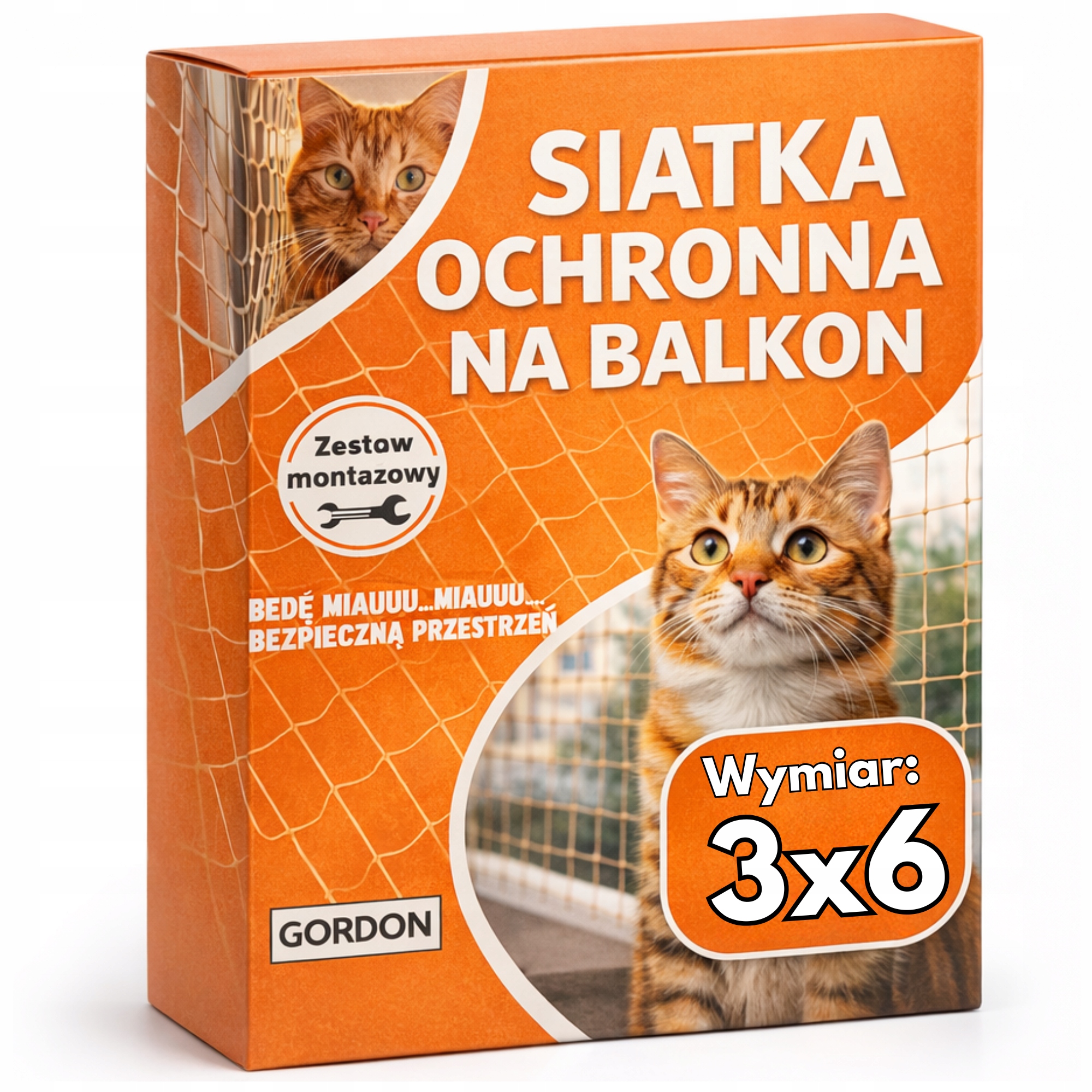 Set Ochranná Síť Na Balkon 3x6 Pro Ochranu Koček Pro Ptáky