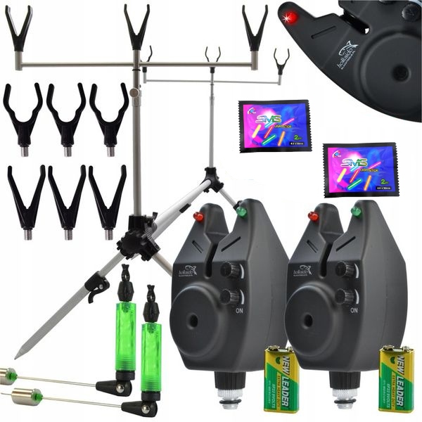 Karpiový Set Pod Stanoviště 2x Signalizátor 2x Swinger Světlíky