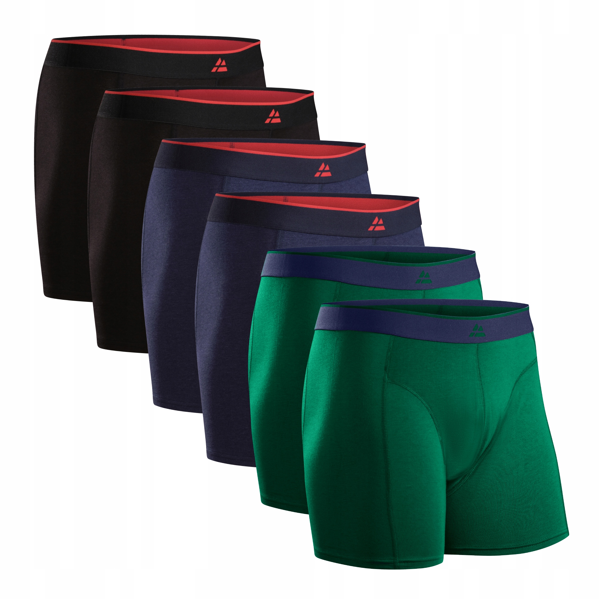 Bokserki męskie bambusowe majtki 6-pak oddychające Danish Endurance XL