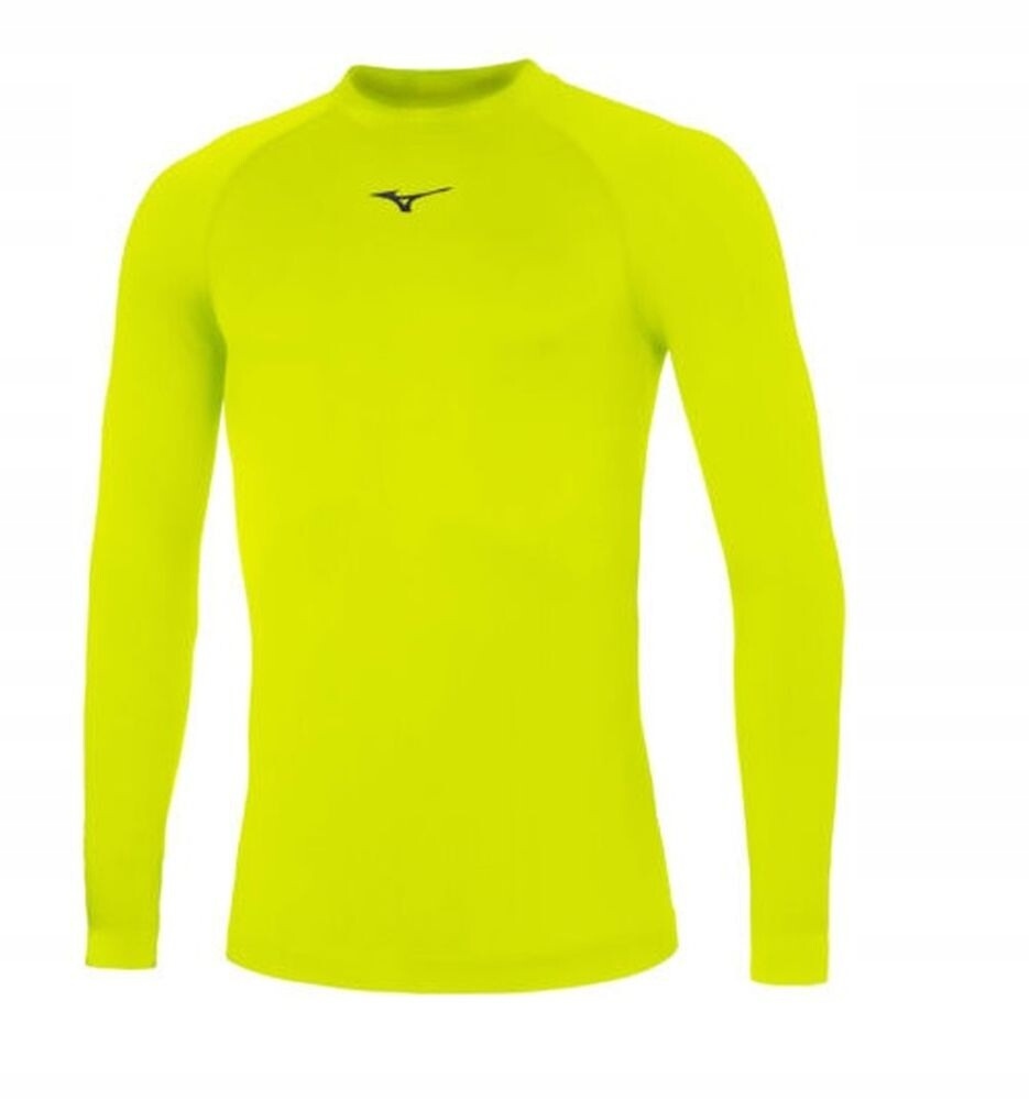 Mizuno Core Long Sleeve Underwear/Yellow/Navy/XL