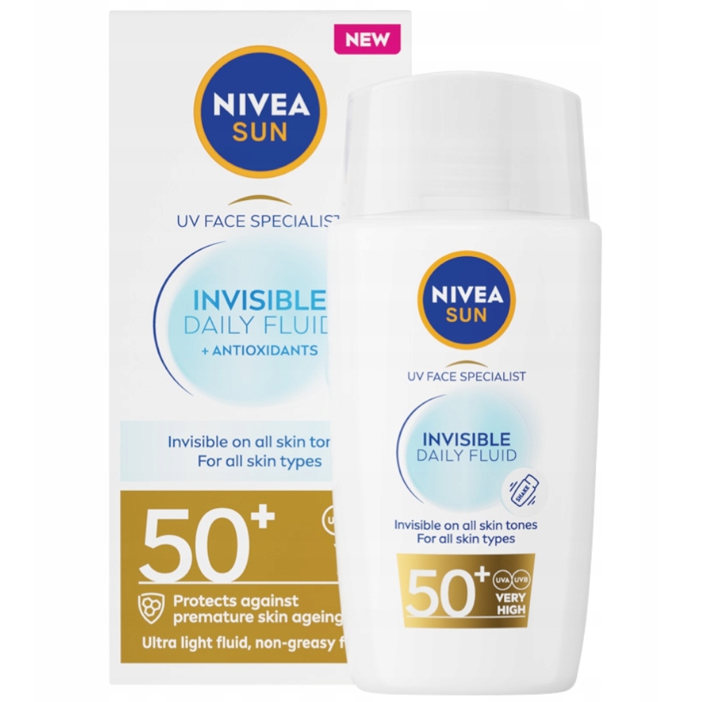 NIVEA KREM PODKŁAD Z FILTREM OCHRONNY PRZECIW NIEDOSKONAŁOŚCIOM SPF 50+
