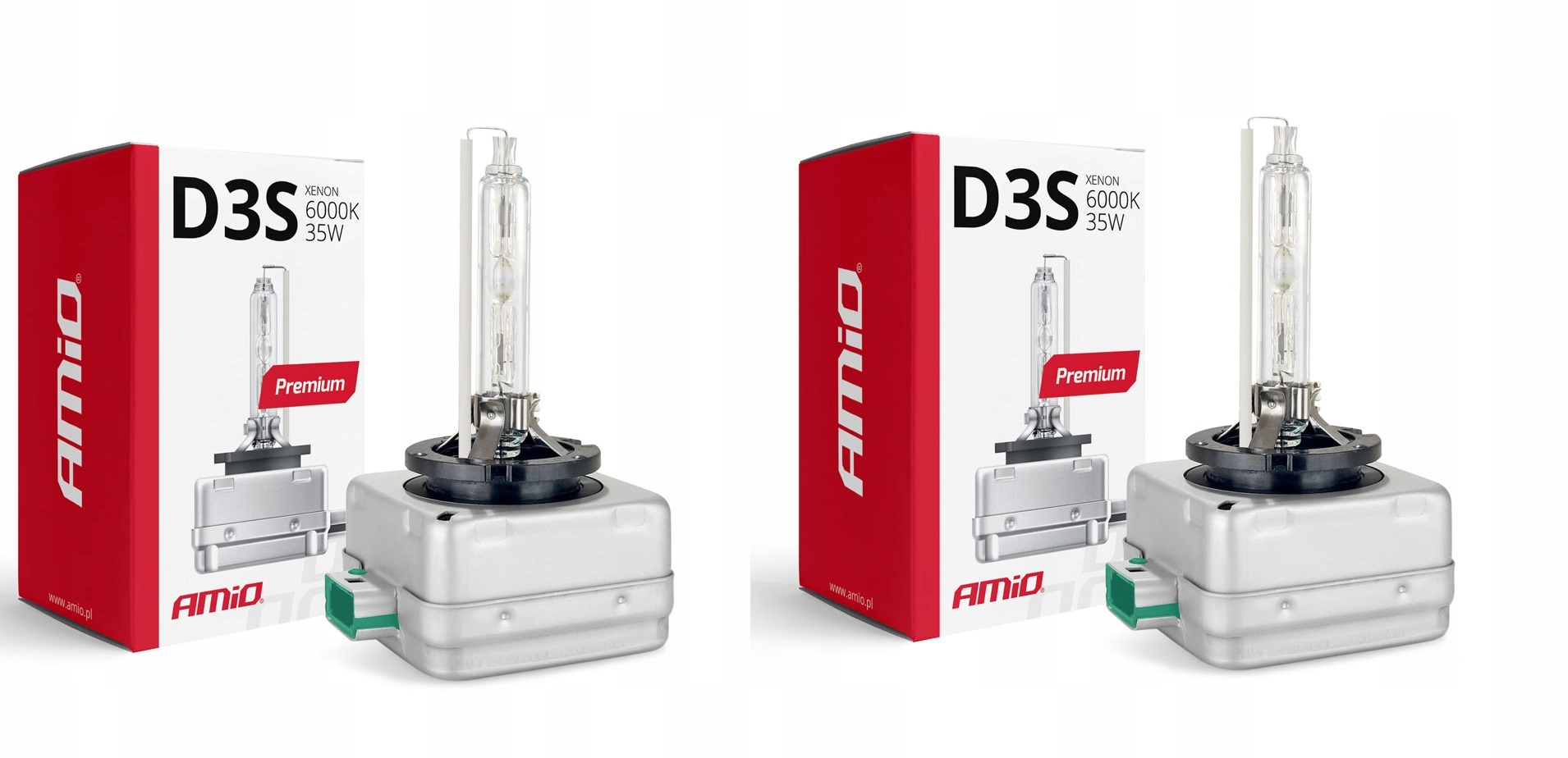 

2x żarnik xenon ksenon DS3 6000K Amio
