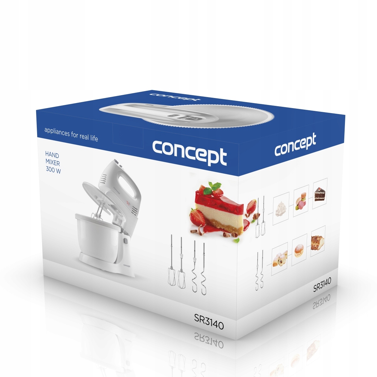 Mikser ręczny Concept SR-3140 300 W biały Model SR-3140