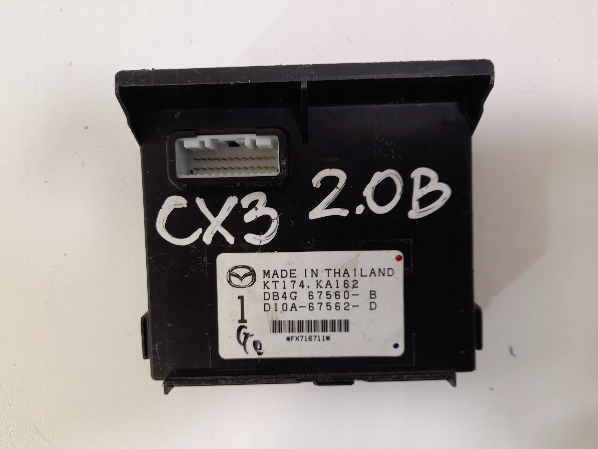 Mazda CX-3 Unité commande confort D10A67562D (MD419)