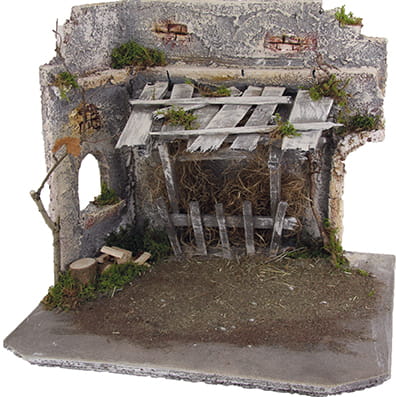 Vianočný Betlehem 35x25x23 cm pre postavy 9-11 cm