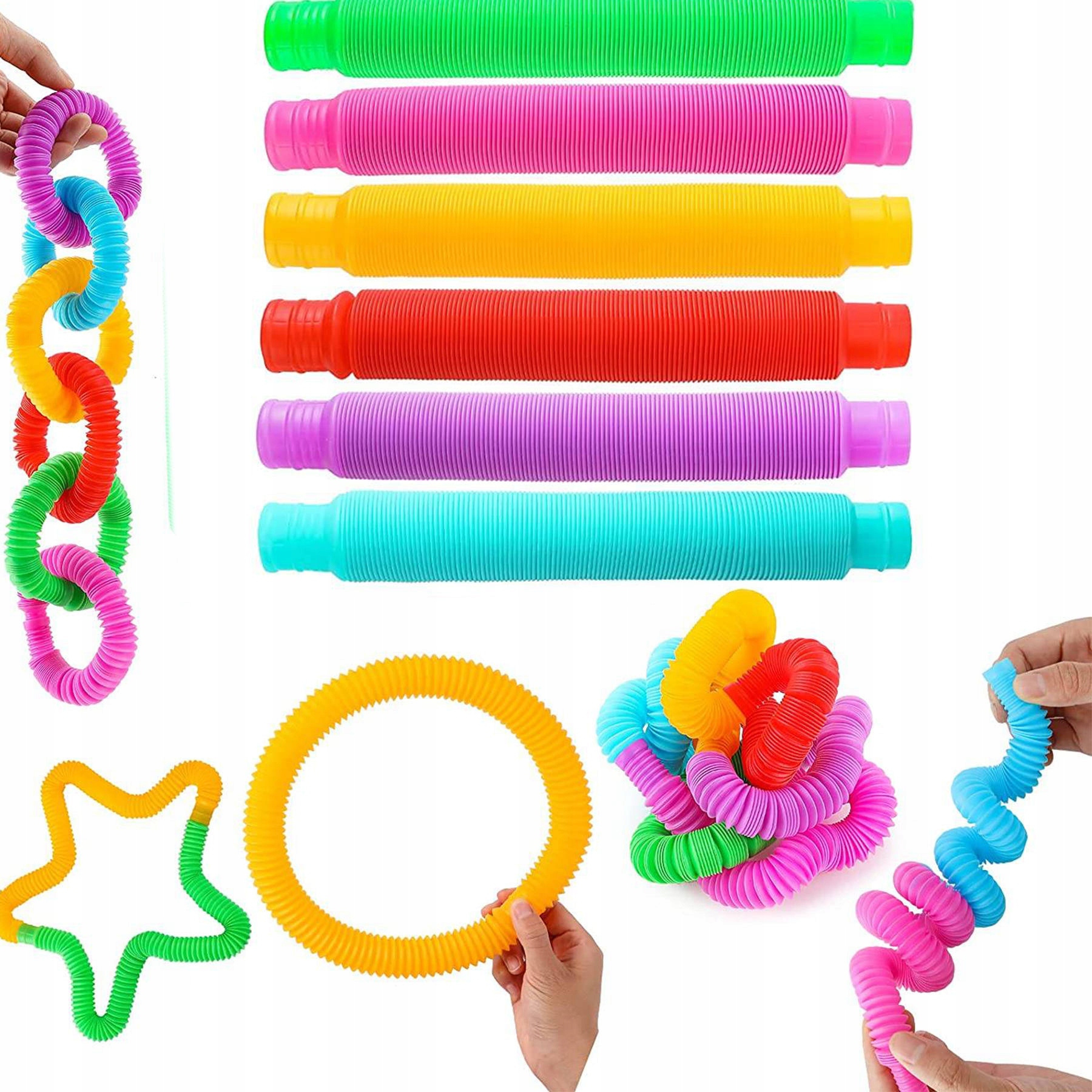 

Zestaw Rurki Antystresowe Rury Tuby Tubes 6 Sztuk