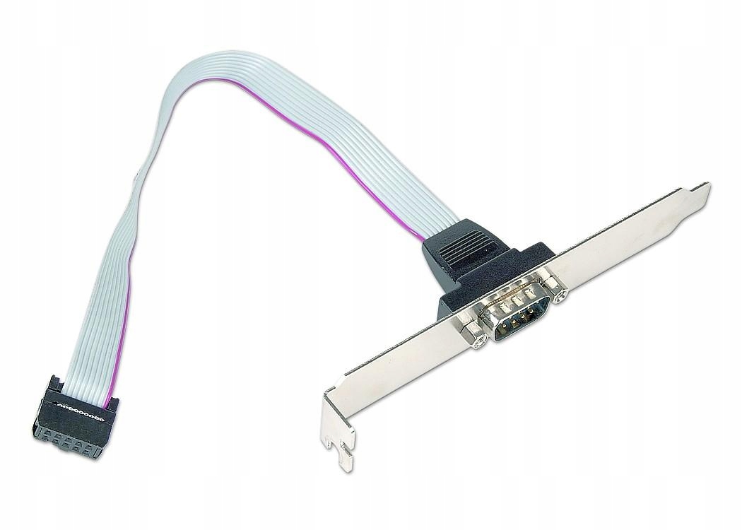 Gniazdo na śledziu Gembird CC-DB9-RECEPTACLE do obudowy DB9M-COM