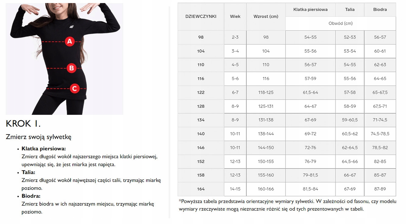 TOP dziewczęcy 4F KOSZULKA T-shirt TTSHF394 140 Dekolt okrągły