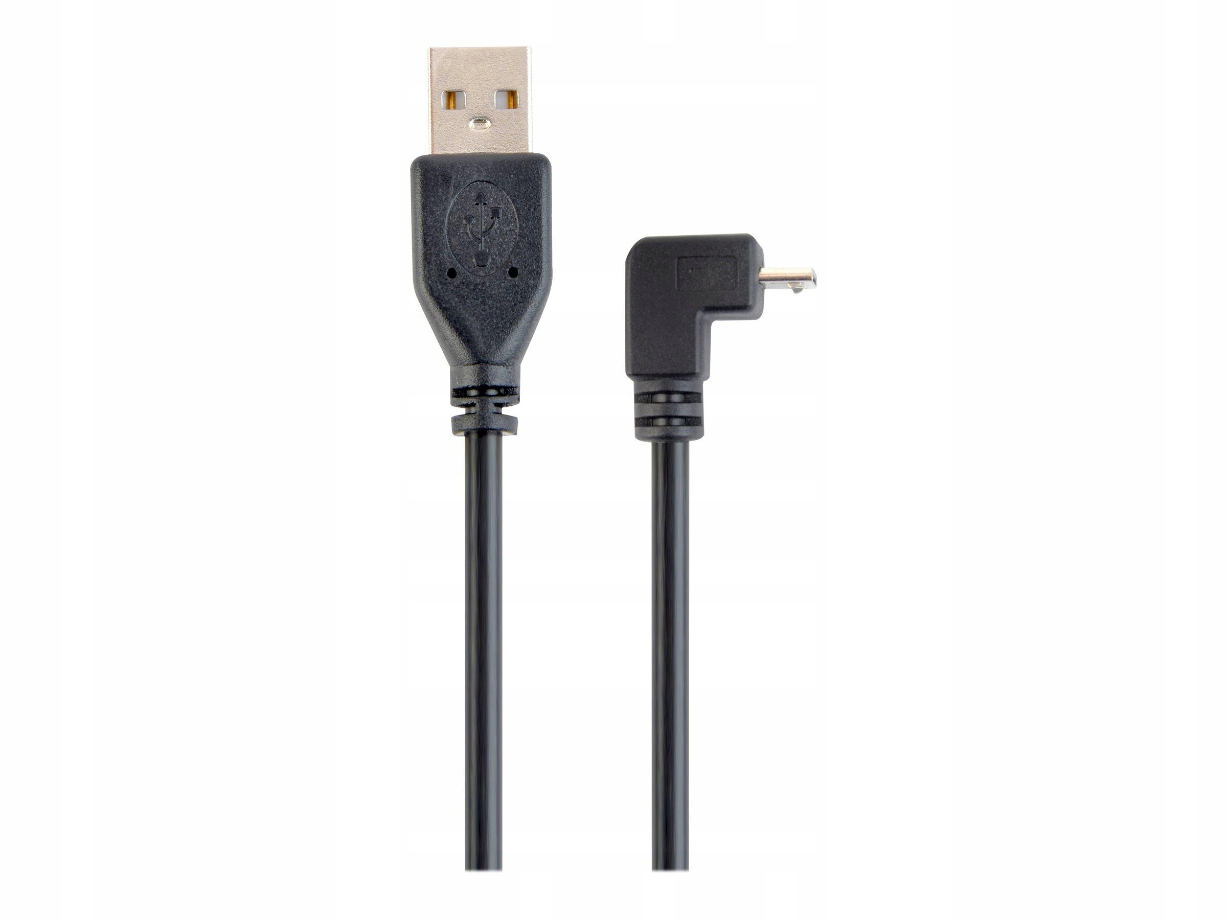 GEMBIRD CCP-MUSB2-AMBM90-6 Gembird kabel micro USB 2.0 AM-MBM5P 1.8M kątowy