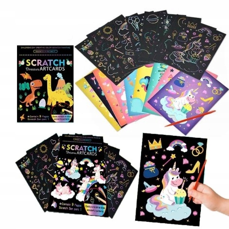 

Wydrapywanka zdrapywanka kolorowanka Magic Scratch