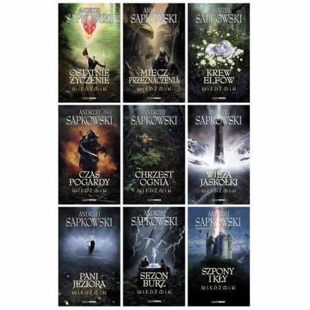 

Pakiet Wiedźmin Tomy 1-9 Andrzej Sapkowski