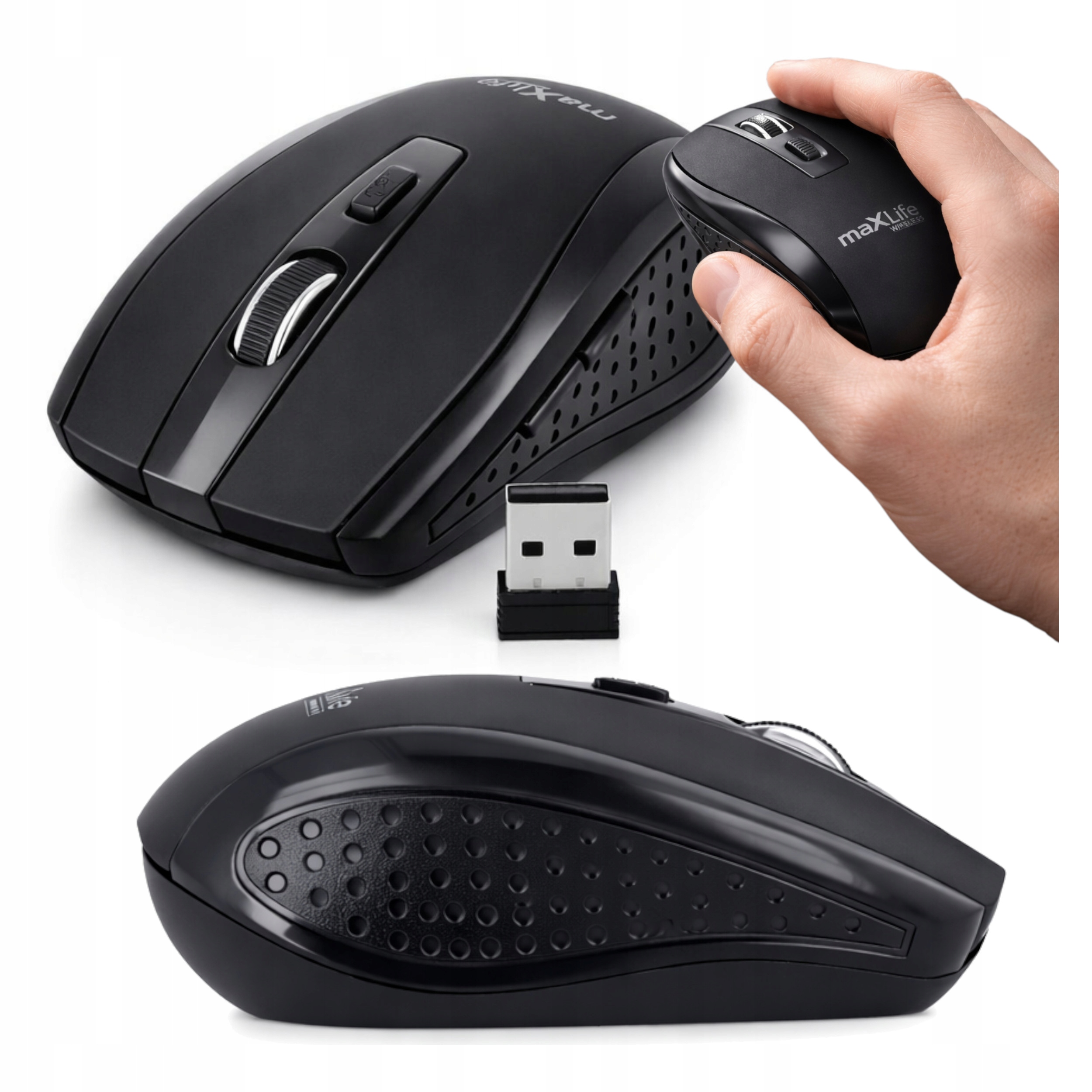 MYSZKA BEZPRZEWODOWA KOMPUTEROWA OPTYCZNA MYSZ do LAPTOPA Mała 1600dpi