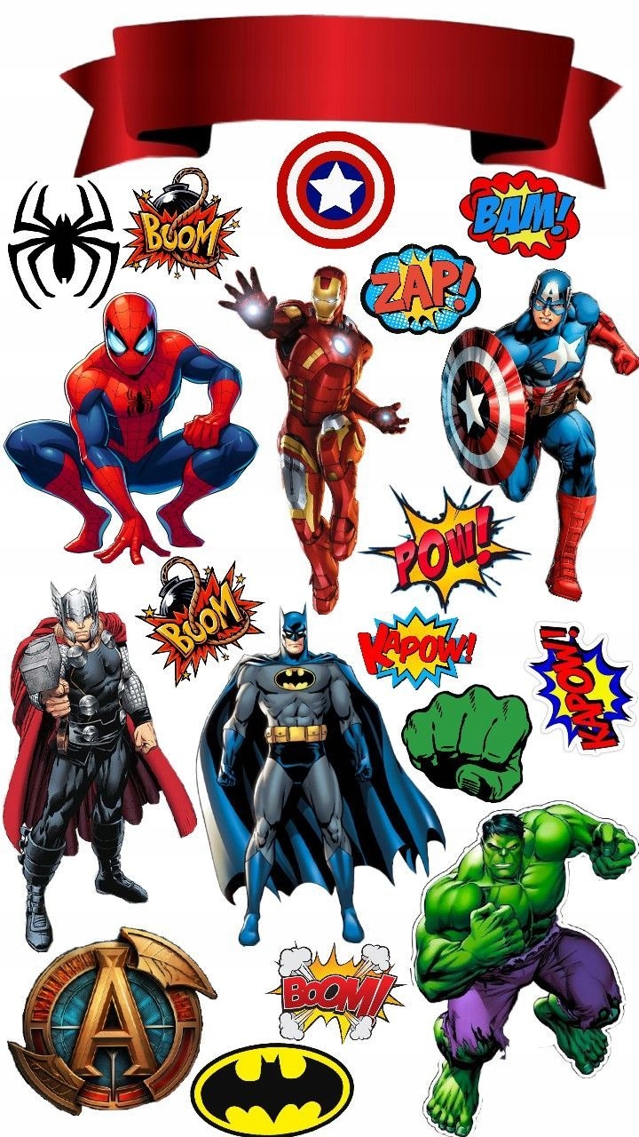 Naklejka 3D na Samochód Auto Gadżety Wodoodporna Marvel Bohater 1