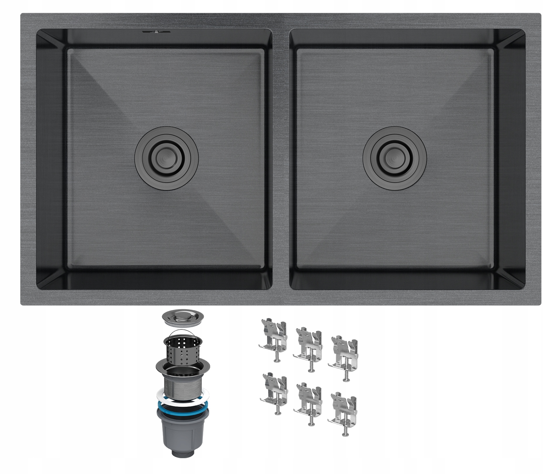 Drez Čierny Oceľový Pod Dosku 2-KOMOROVÝ BARI80