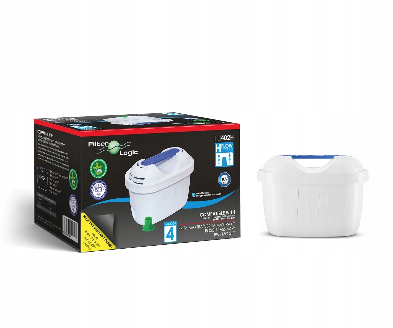 

4x Filtr Brita Maxtra Dafi Unimax Eldom EF100