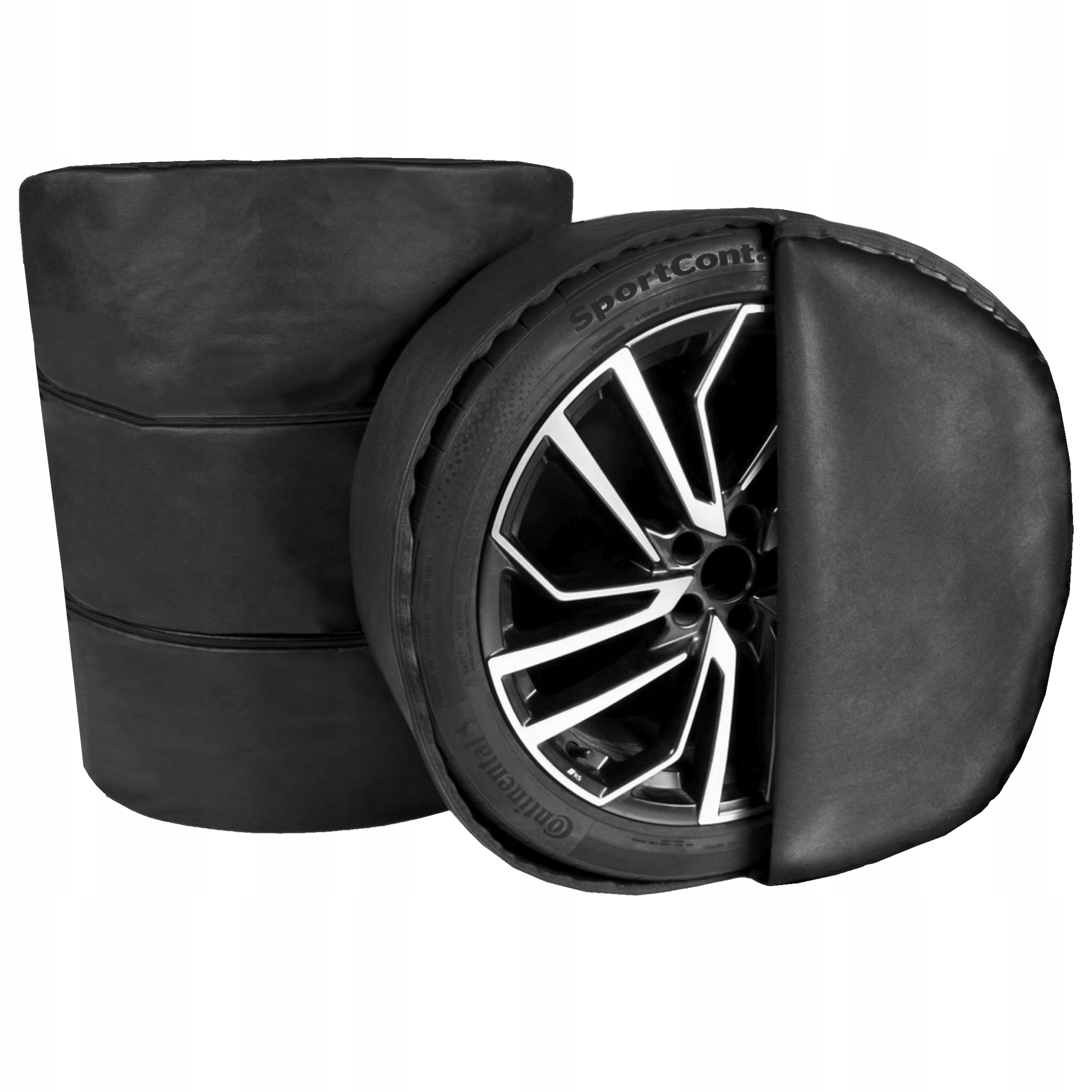 Kryty na kola automobilů, sada pro ukládání pneumatiky se zámkem L