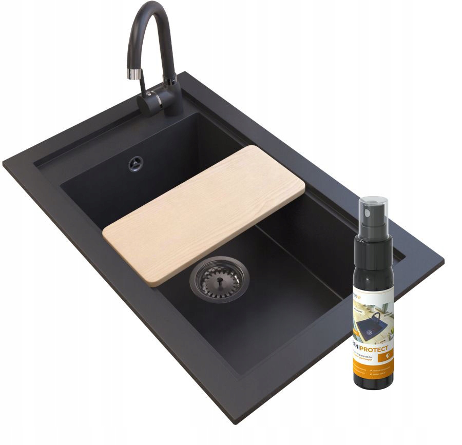 Umývadlo, Granitový Drez, Batéria, Doska Na Komoru