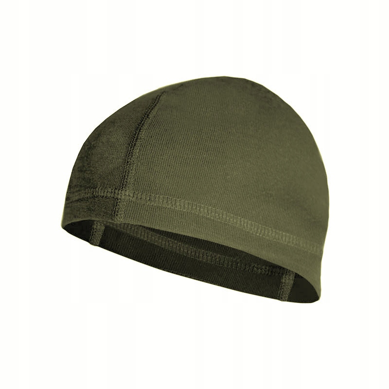 

Czepek wełniany 100% merino ciepły khaki S