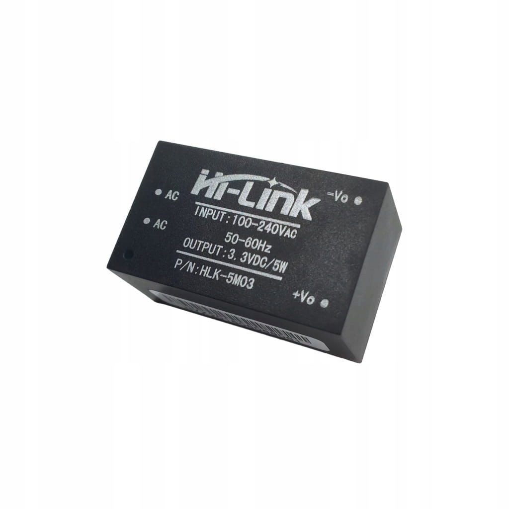 

HLK-5M03 zasilacz 240 3.3V 1500mA 1.5A do druku