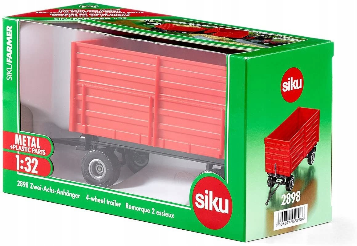 SIKU FARMER - PRZYCZEPA DWUOSIOWA