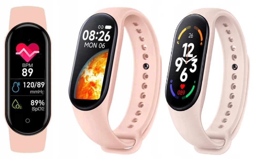 SMARTWATCH zegarek SMARTBAND Puls Kroki Termometr