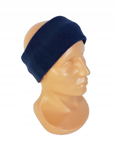 222 OPASKA z polaru polarowa szer. 8 cm GRANATOWA