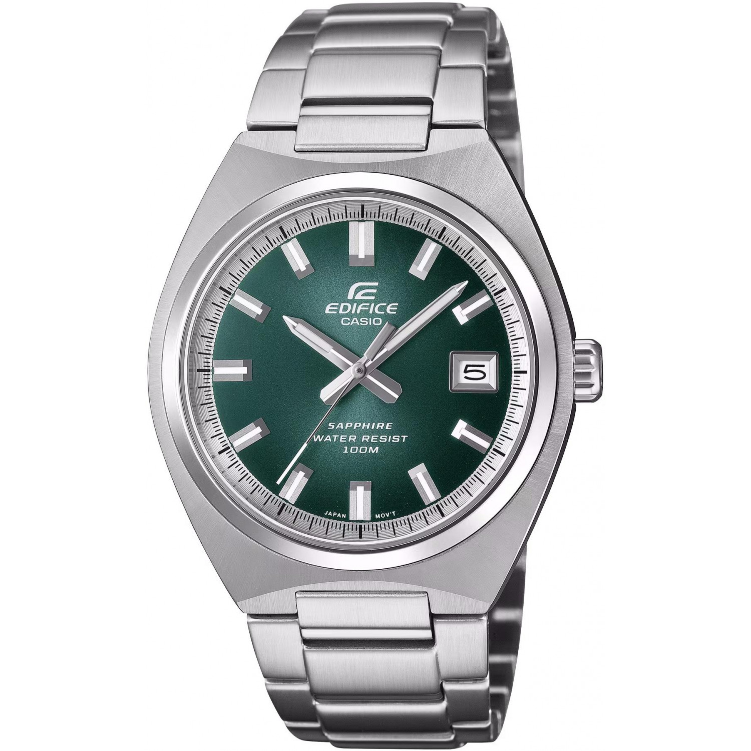 Casio Edifice EFB-109D-3AVEF 100 m Stříbrný