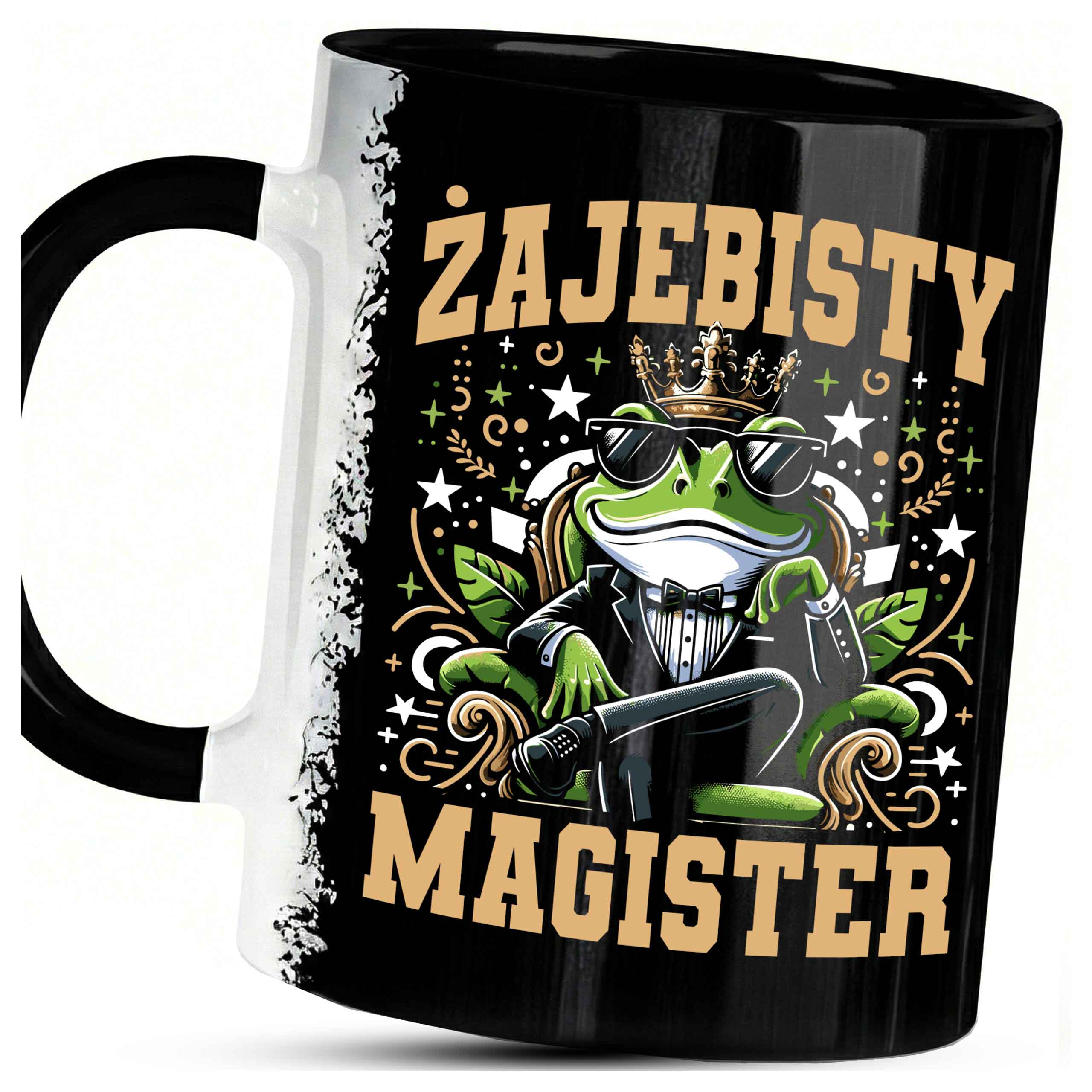 Kubek Zajebisty Magister Żaba dla Absolwenta