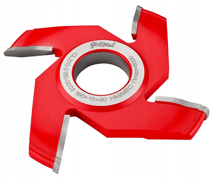 Frez do płycin 160x40x15/4z kształt A lewy GLOBUS Rodzaj frezu kształtowy