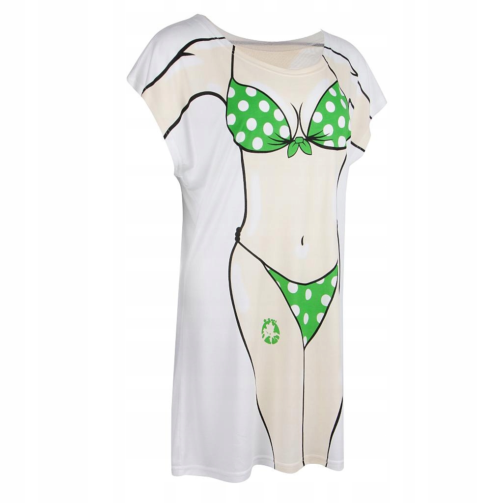 

Śmieszna koszulka z nadrukiem bikini Coverup