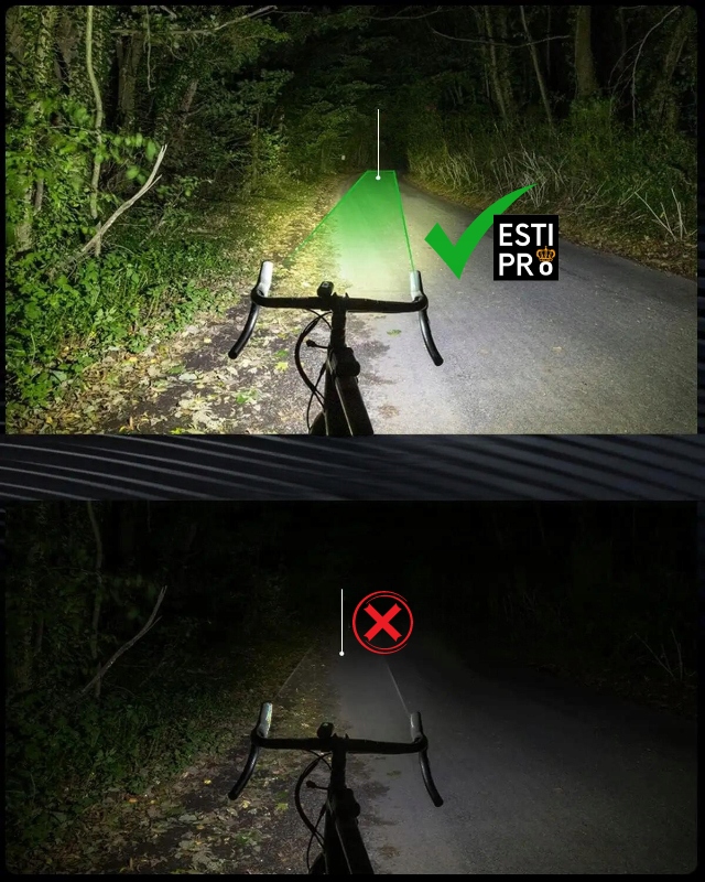 Lampka Rowerowa PRZÓD + TYŁ Do Roweru Miejskiego DO JAZDY NOCĄ MOCNA LED Marka bez marki