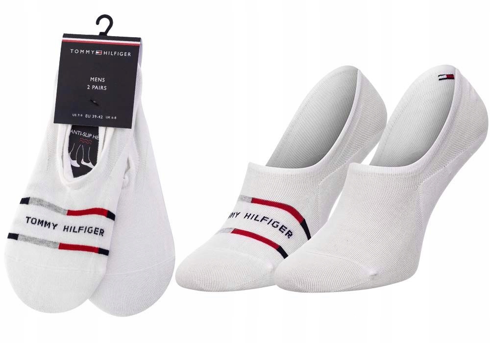 

Tommy Hilfiger Skarpetki Stopki 2P White r. 43-46