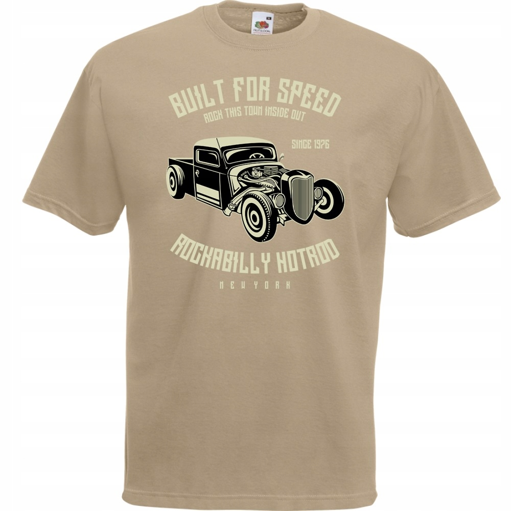 

Koszulka samochód auto oldschool L khaki