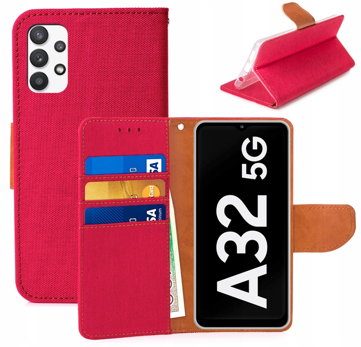 

Etui Portfel Canvas Do Samsung Galaxy A32 5G