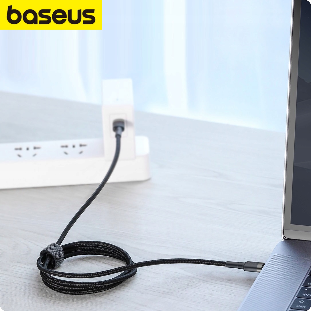 BASEUS MOCNY KABEL USB-C SZYBKIE ŁADOWANIE TYP-C OPLOT NYLON QC 3.0 2M Konstrukcja oplot