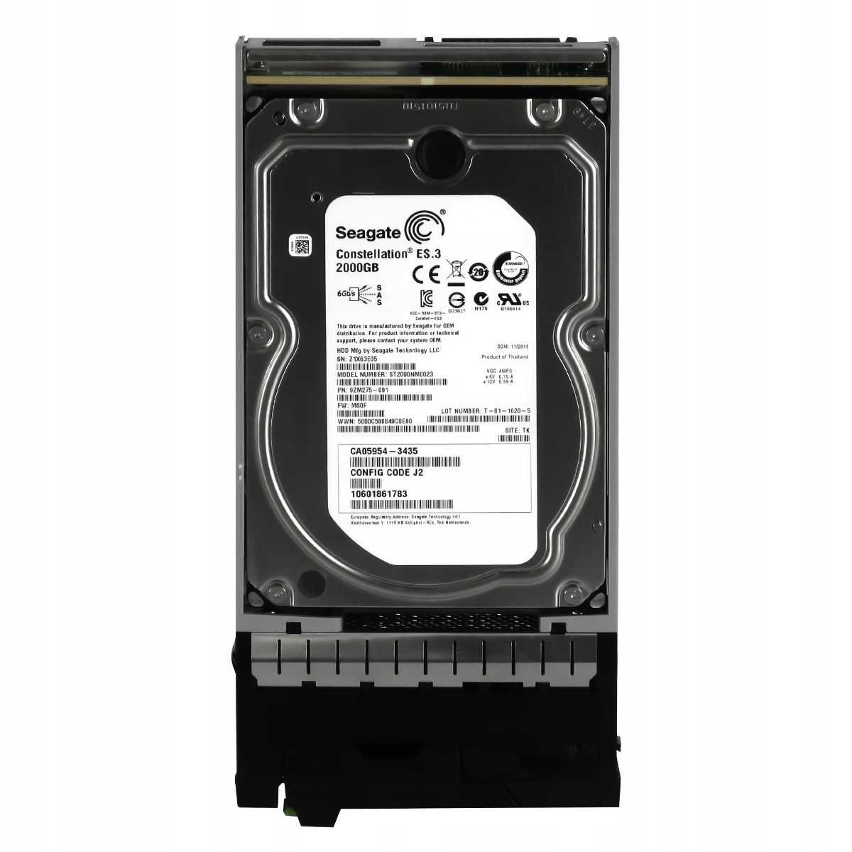 Fujitsu CA05954-3435 CA07670-E092 2TB 7.2K 128MB SAS-2 3.5'' ST2000NM0023