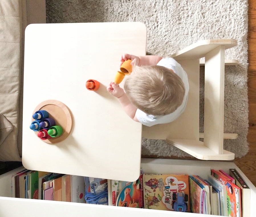 KOMPLET Krzesełko Stolik Z COCCOLONE Kolekcja Coccolone