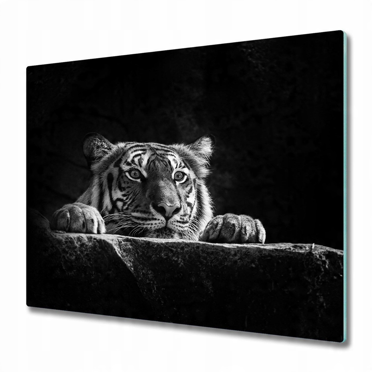 

Szklana deska do krojenia Tygrys Kot B&w 60x52