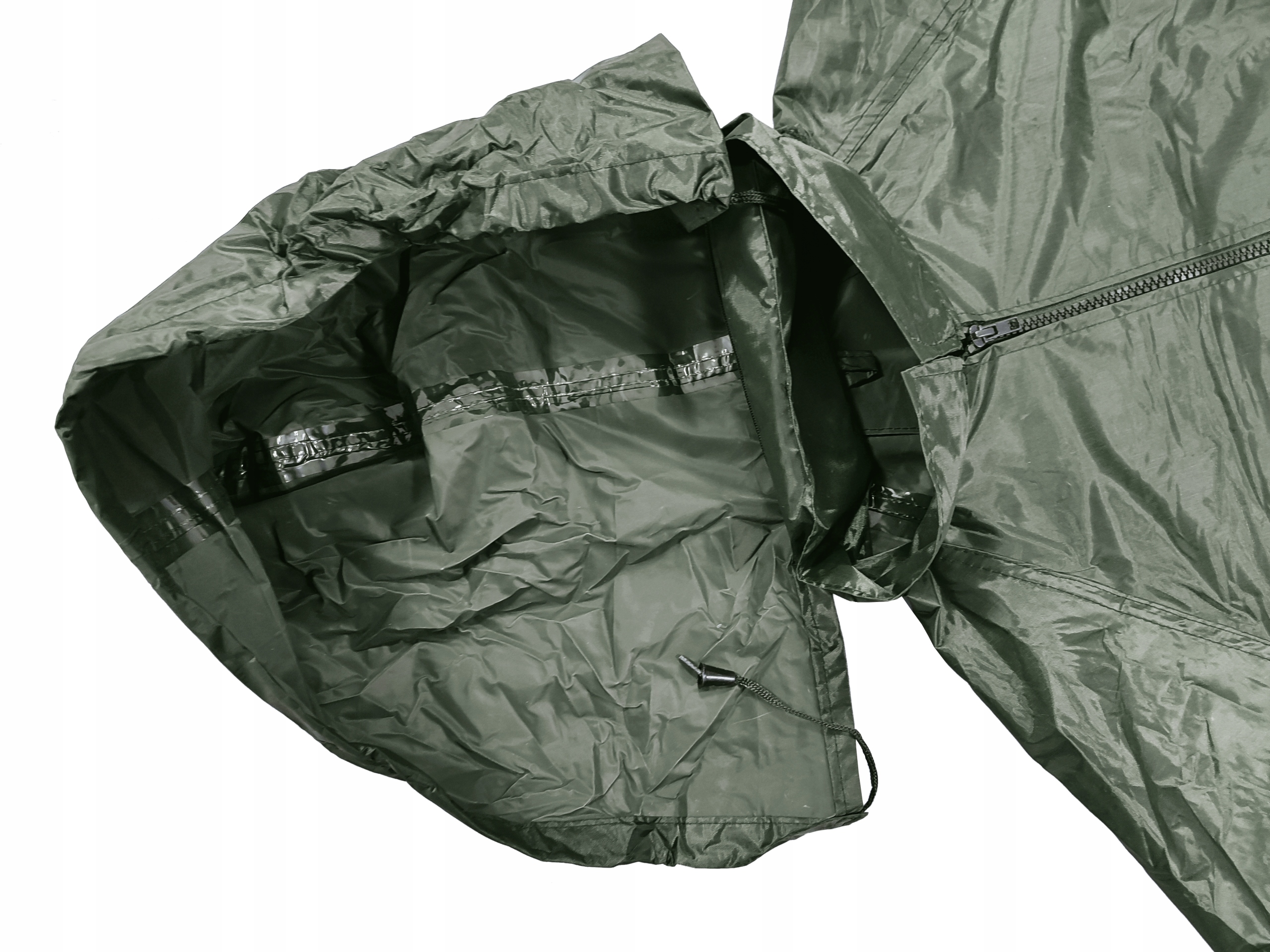 KURTKA PRZECIWDESZCZOWA ZIELONA Z KAPTUREM rozmiar: XXL Marka ART.MAS