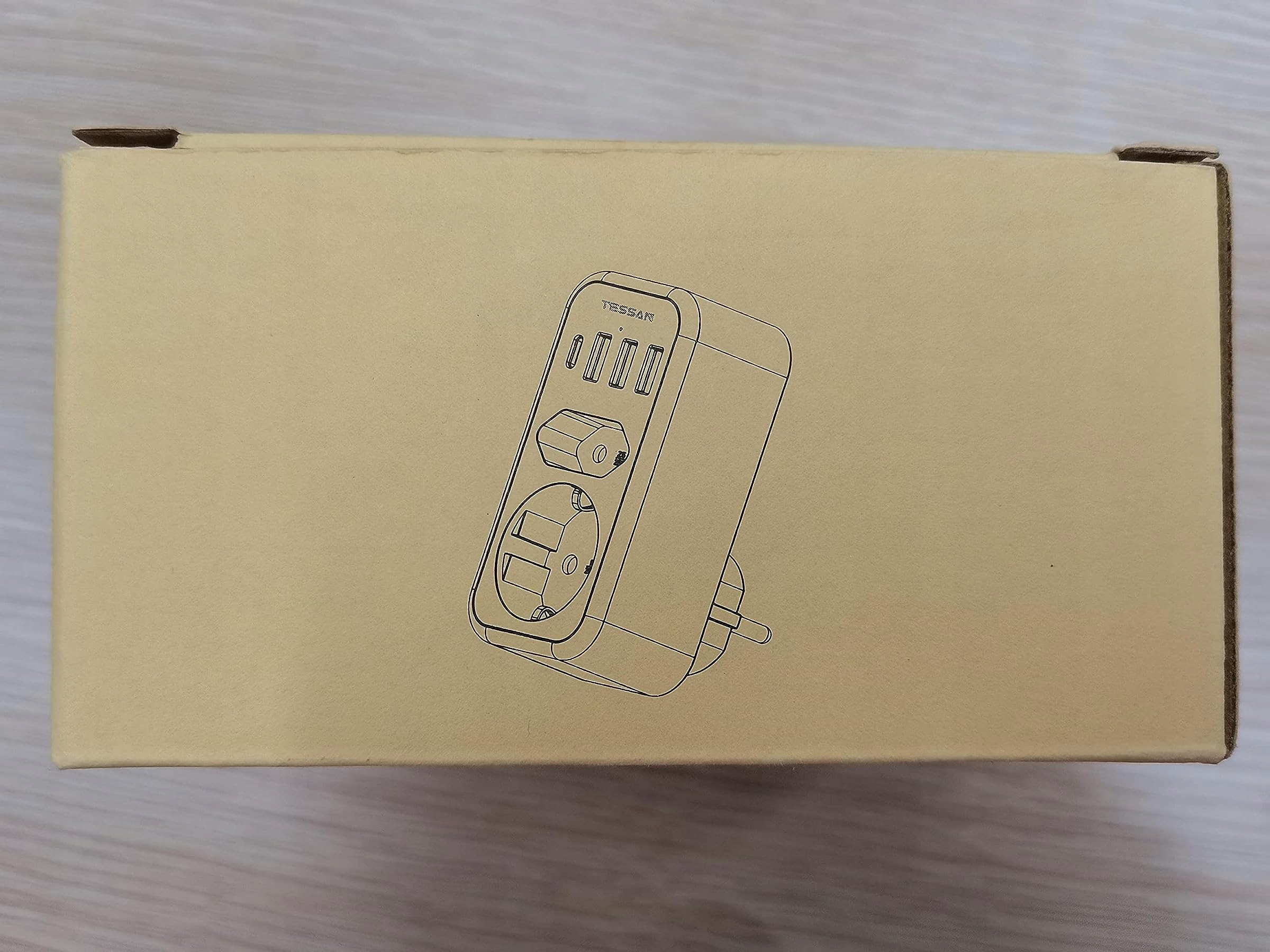 TESSAN Adapter Gniazdka Kostka USB C Ładowanie CZ — miniatura 10