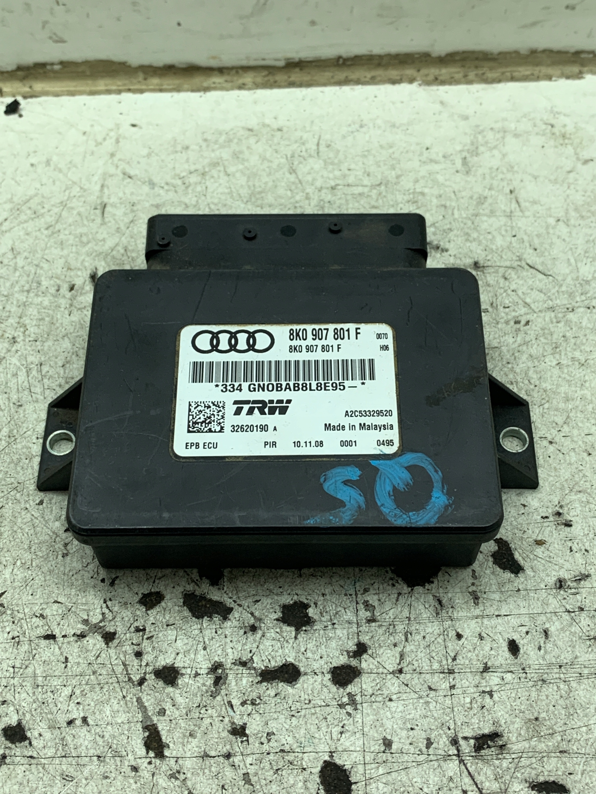 module control unit electric brake 8K0907801F AUDI
