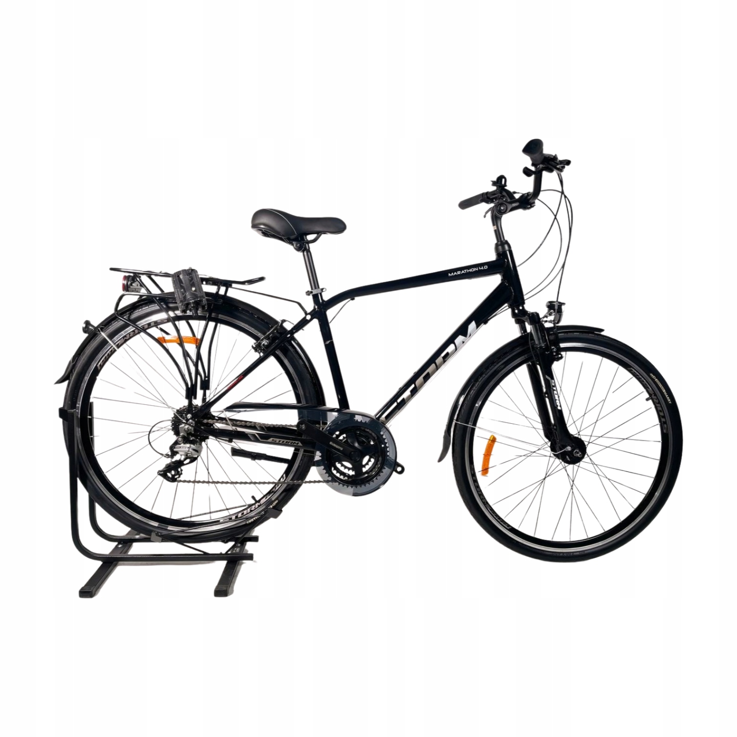 Rower 28 Storm Marathon 4.0 trekking Al.M Acera 3x8 V-br 19" czarny