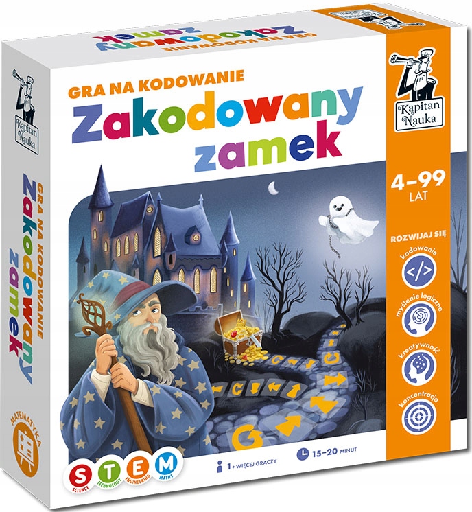 

Kapitan Nauka. Zakodowany zamek. Gra na kodowanie