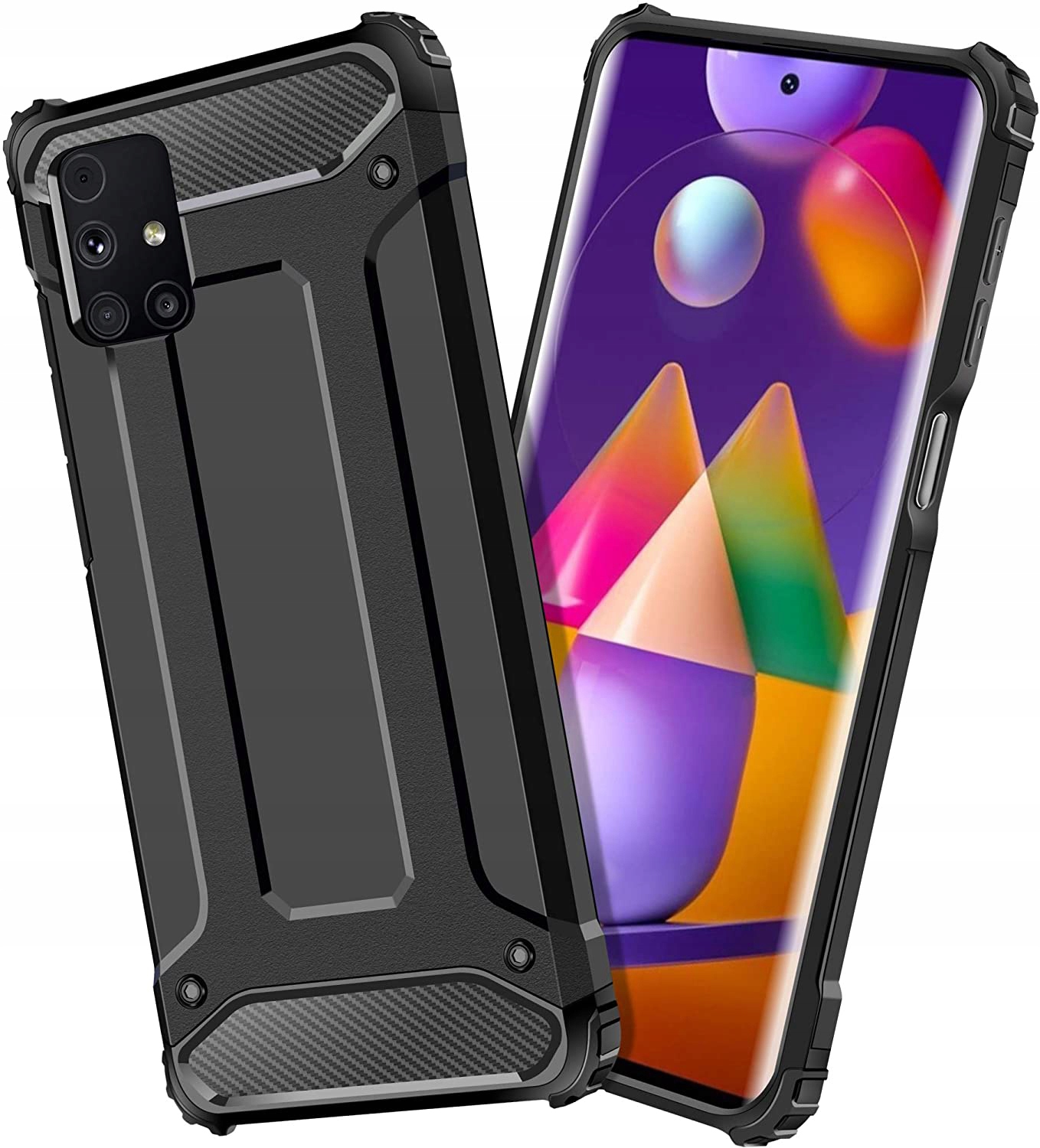 

Etui do Samsung Galaxy M31S Pancerne Armor Szkło