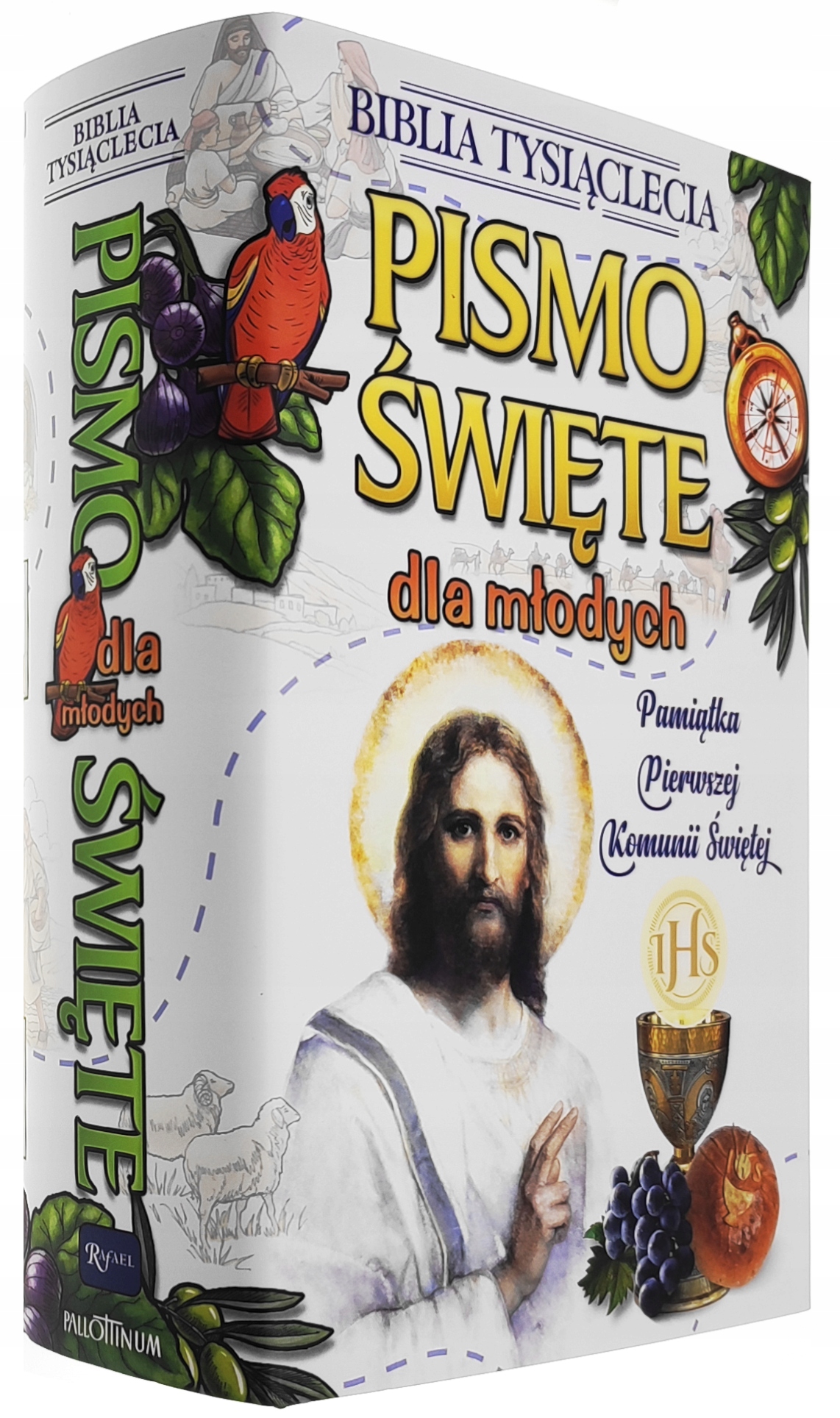 

Biblia Z Papugą Pamiątka Pierwszej Komunii Świętej